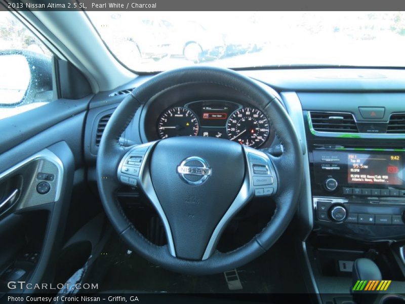 Pearl White / Charcoal 2013 Nissan Altima 2.5 SL