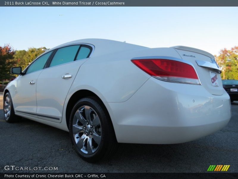 White Diamond Tricoat / Cocoa/Cashmere 2011 Buick LaCrosse CXL