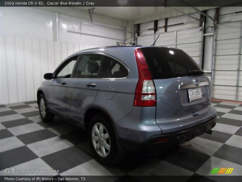 Glacier Blue Metallic / Gray 2009 Honda CR-V EX