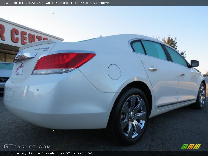 White Diamond Tricoat / Cocoa/Cashmere 2011 Buick LaCrosse CXL