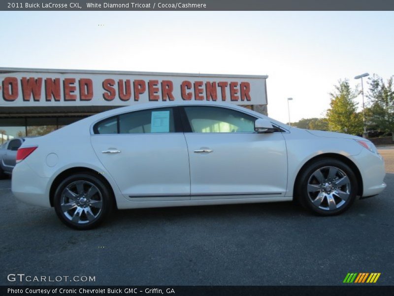 White Diamond Tricoat / Cocoa/Cashmere 2011 Buick LaCrosse CXL