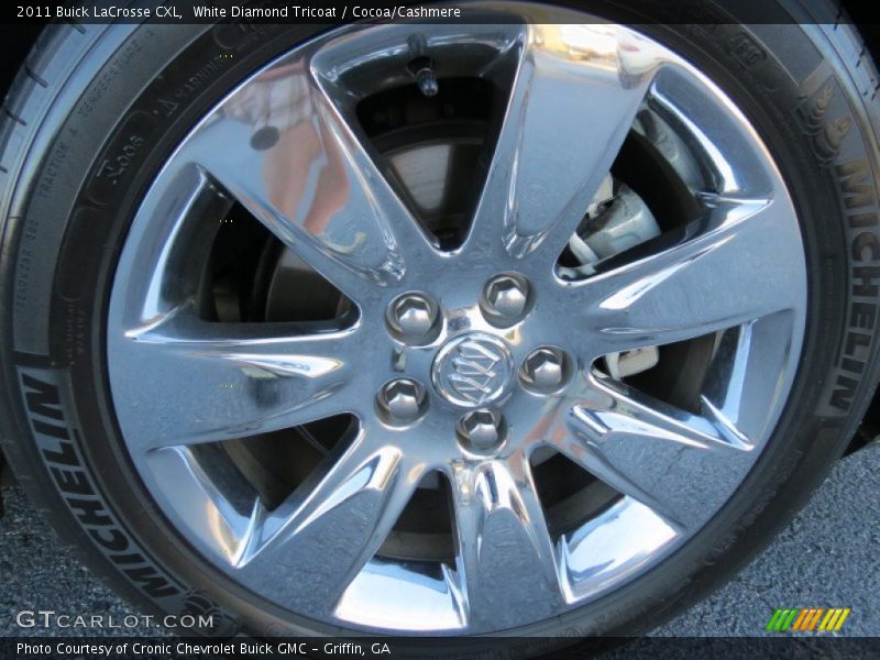 White Diamond Tricoat / Cocoa/Cashmere 2011 Buick LaCrosse CXL