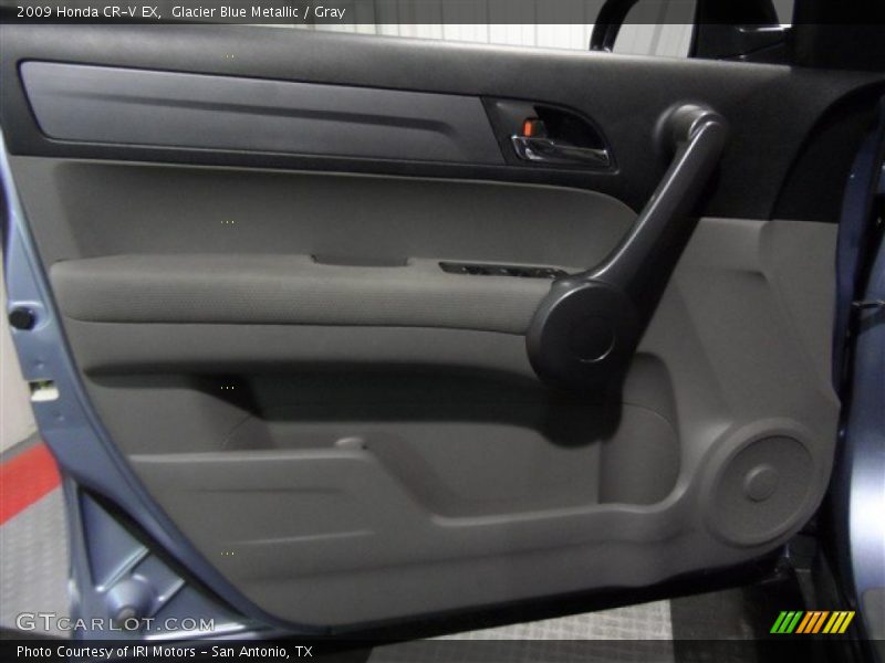Glacier Blue Metallic / Gray 2009 Honda CR-V EX