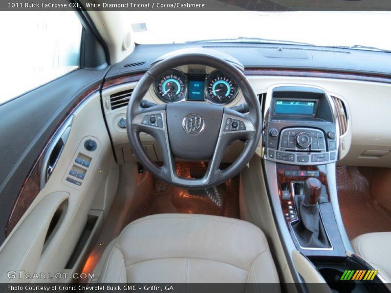 White Diamond Tricoat / Cocoa/Cashmere 2011 Buick LaCrosse CXL