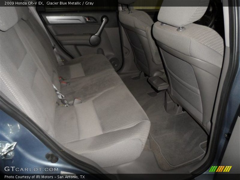 Glacier Blue Metallic / Gray 2009 Honda CR-V EX