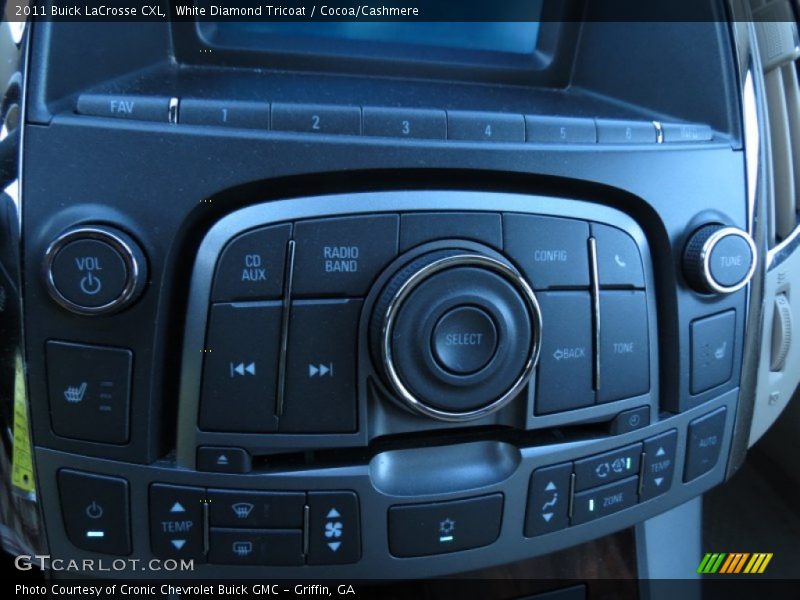 White Diamond Tricoat / Cocoa/Cashmere 2011 Buick LaCrosse CXL