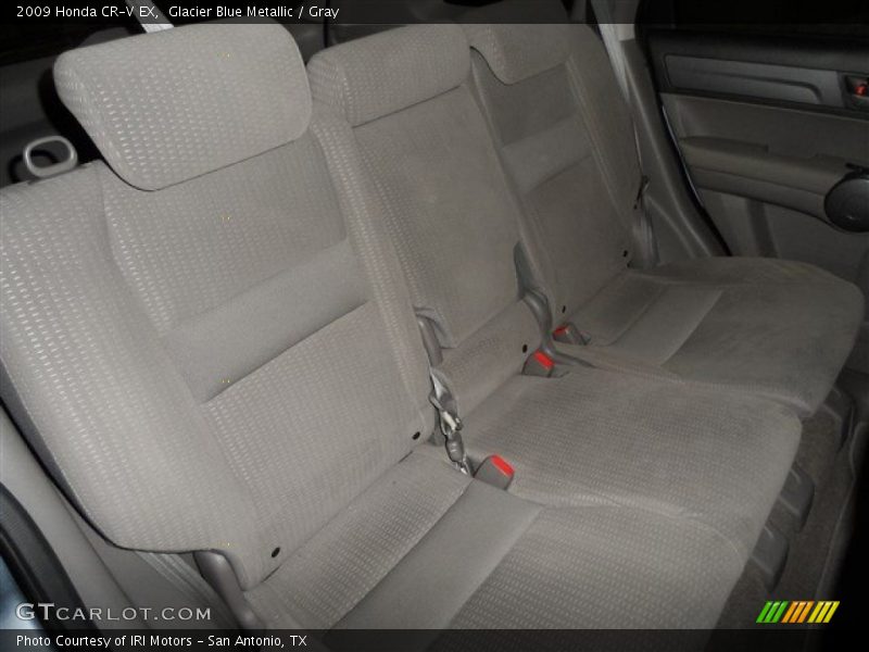 Glacier Blue Metallic / Gray 2009 Honda CR-V EX