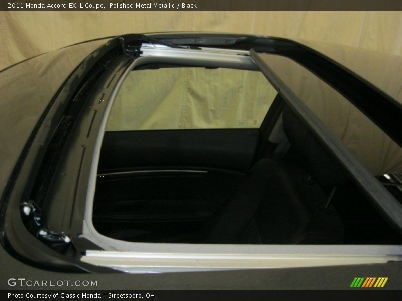 Polished Metal Metallic / Black 2011 Honda Accord EX-L Coupe