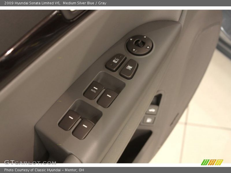 Medium Silver Blue / Gray 2009 Hyundai Sonata Limited V6
