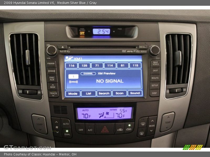 Medium Silver Blue / Gray 2009 Hyundai Sonata Limited V6