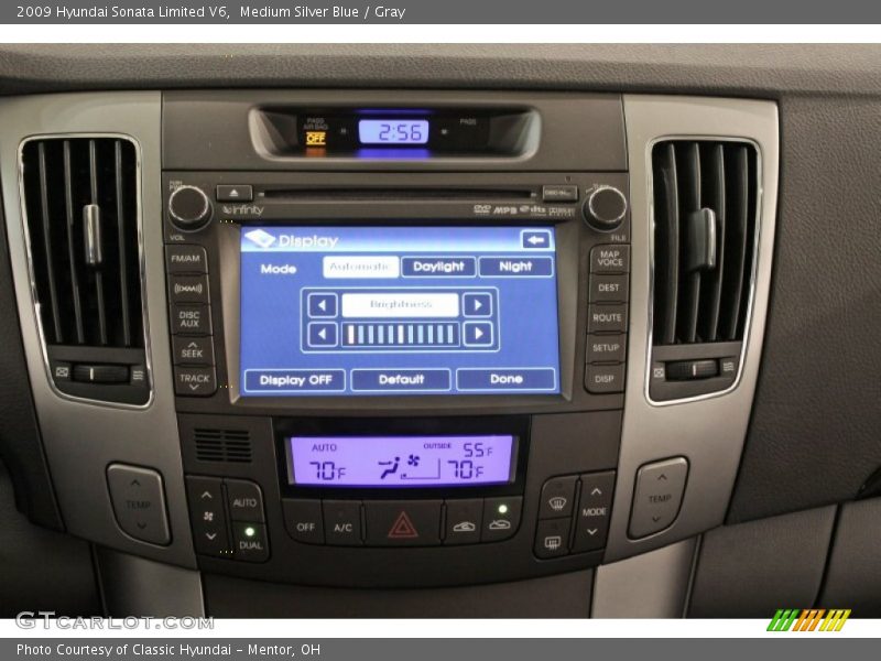 Medium Silver Blue / Gray 2009 Hyundai Sonata Limited V6