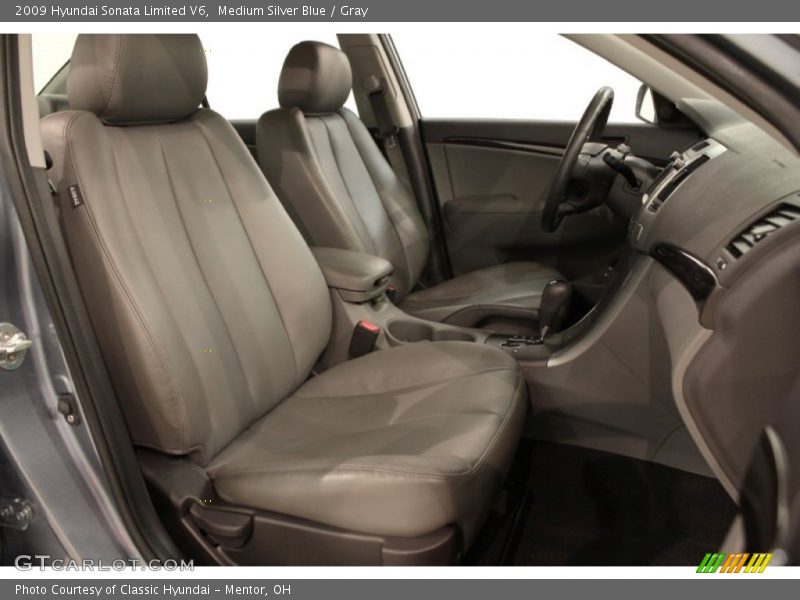Medium Silver Blue / Gray 2009 Hyundai Sonata Limited V6