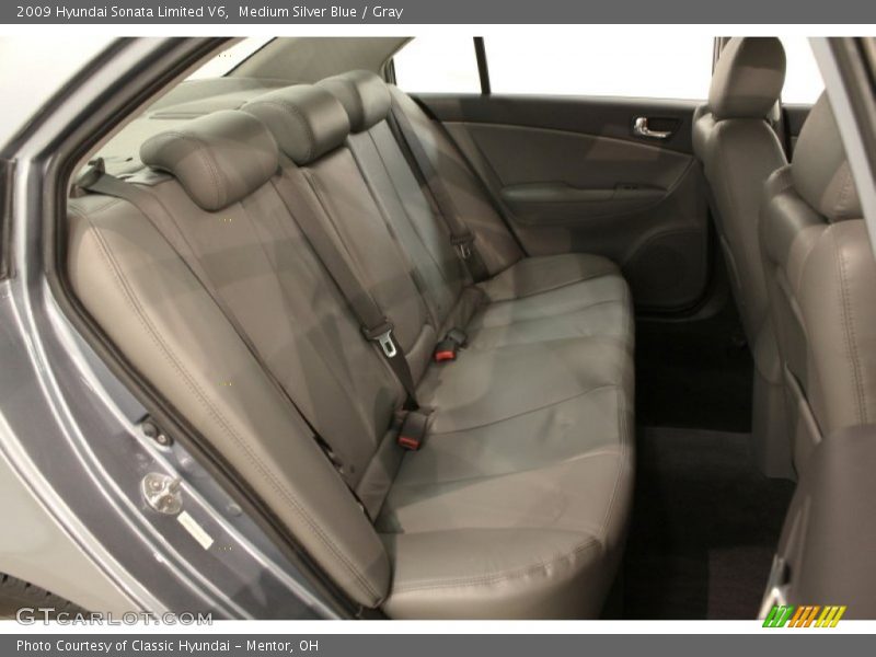 Medium Silver Blue / Gray 2009 Hyundai Sonata Limited V6