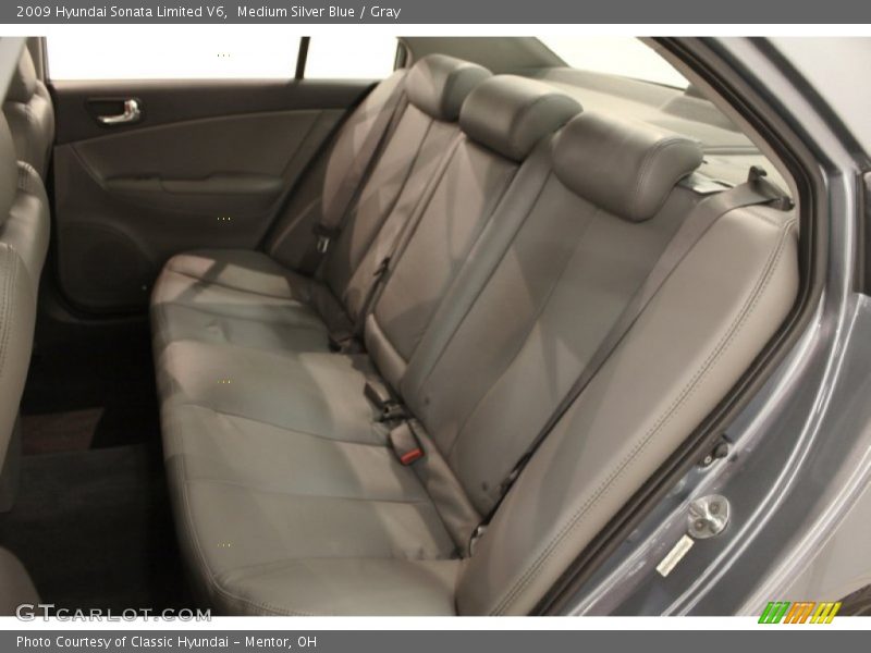 Medium Silver Blue / Gray 2009 Hyundai Sonata Limited V6