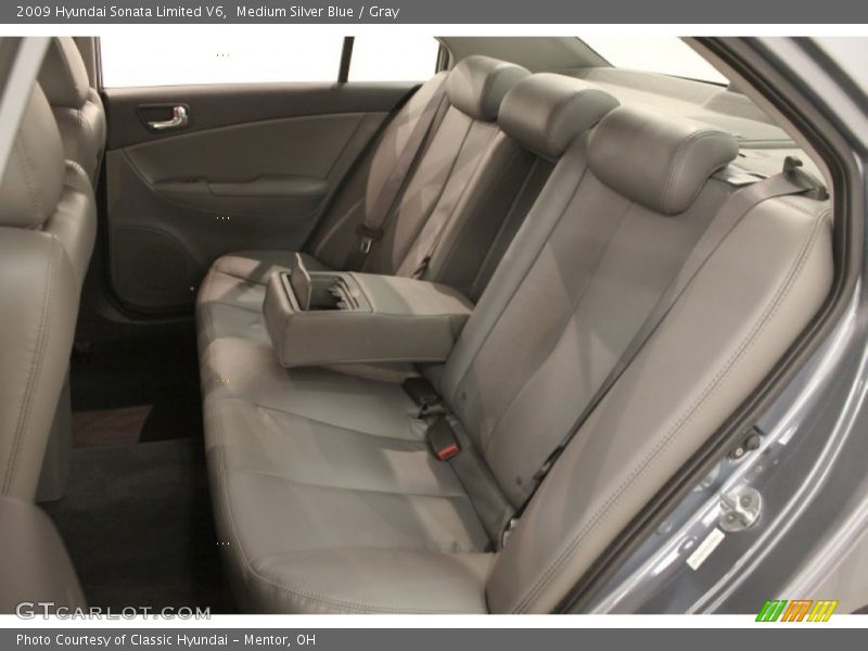 Medium Silver Blue / Gray 2009 Hyundai Sonata Limited V6
