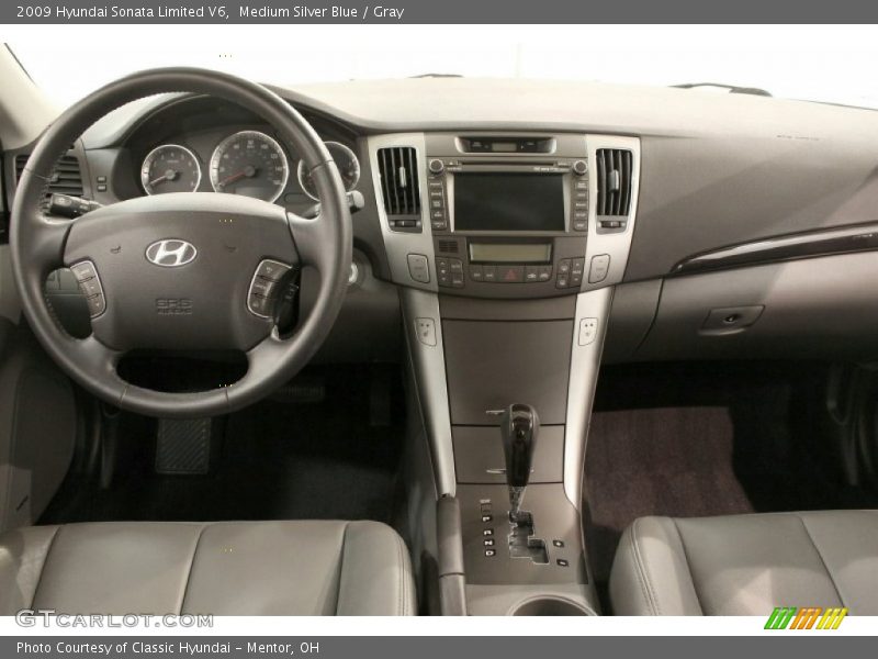 Medium Silver Blue / Gray 2009 Hyundai Sonata Limited V6