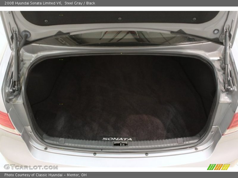 Steel Gray / Black 2008 Hyundai Sonata Limited V6