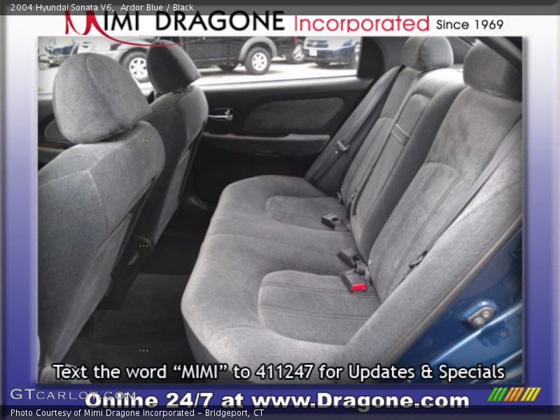 Ardor Blue / Black 2004 Hyundai Sonata V6