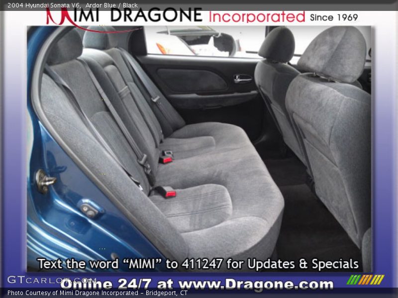 Ardor Blue / Black 2004 Hyundai Sonata V6