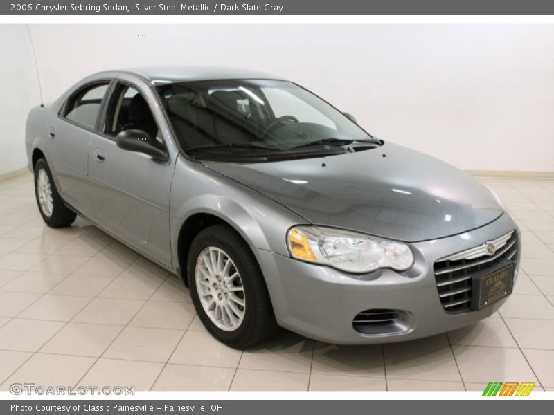 Silver Steel Metallic / Dark Slate Gray 2006 Chrysler Sebring Sedan