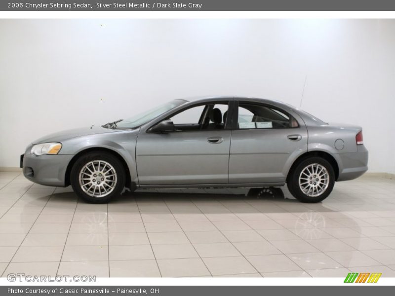 Silver Steel Metallic / Dark Slate Gray 2006 Chrysler Sebring Sedan