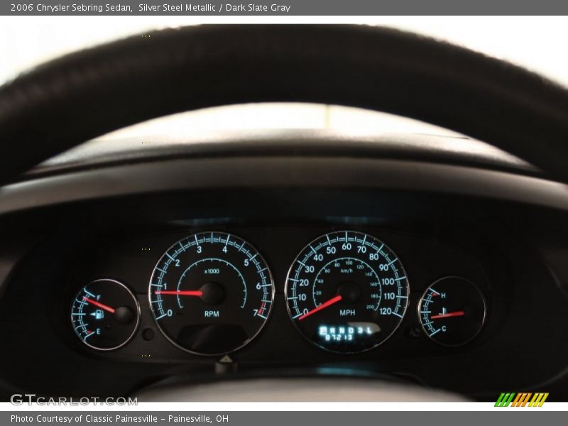 Silver Steel Metallic / Dark Slate Gray 2006 Chrysler Sebring Sedan