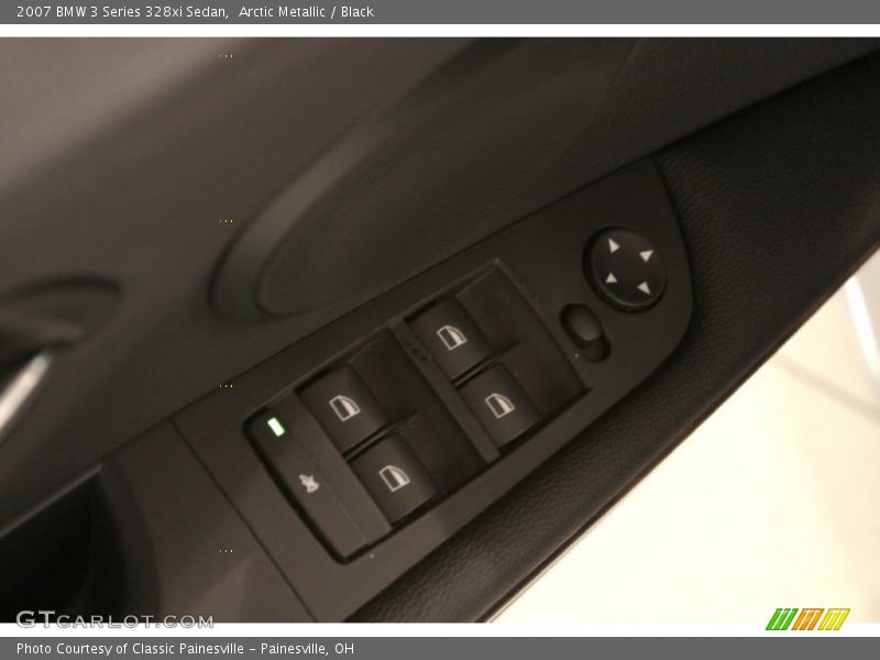 Arctic Metallic / Black 2007 BMW 3 Series 328xi Sedan