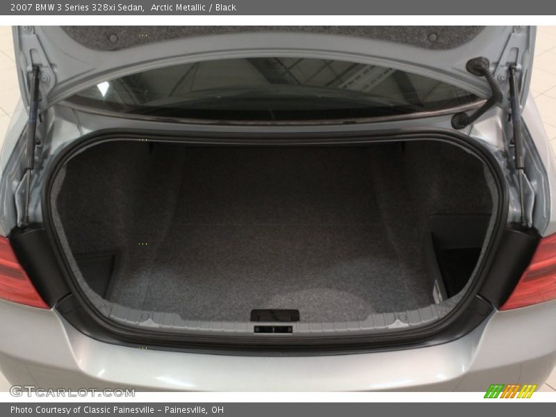 Arctic Metallic / Black 2007 BMW 3 Series 328xi Sedan