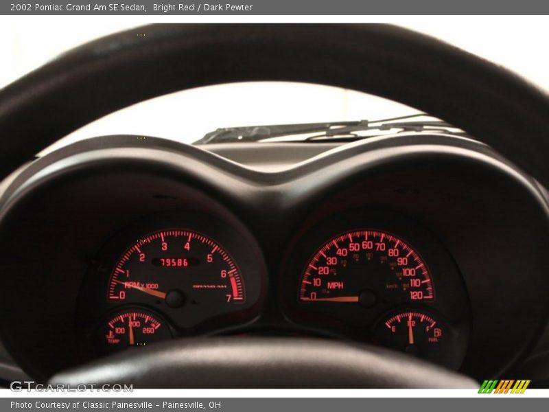Bright Red / Dark Pewter 2002 Pontiac Grand Am SE Sedan
