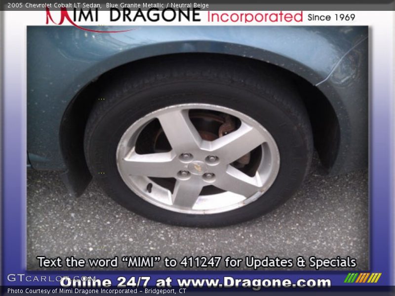 Blue Granite Metallic / Neutral Beige 2005 Chevrolet Cobalt LT Sedan