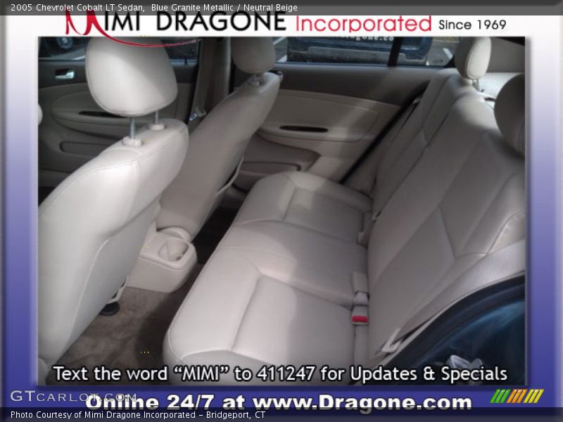 Blue Granite Metallic / Neutral Beige 2005 Chevrolet Cobalt LT Sedan