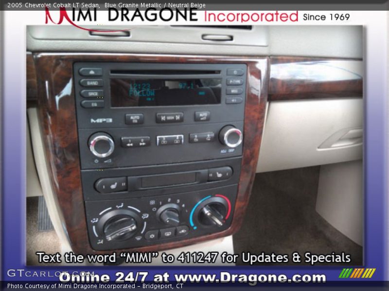Blue Granite Metallic / Neutral Beige 2005 Chevrolet Cobalt LT Sedan
