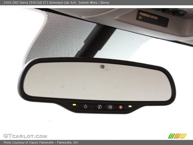 Summit White / Ebony 2009 GMC Sierra 1500 SLE Z71 Extended Cab 4x4