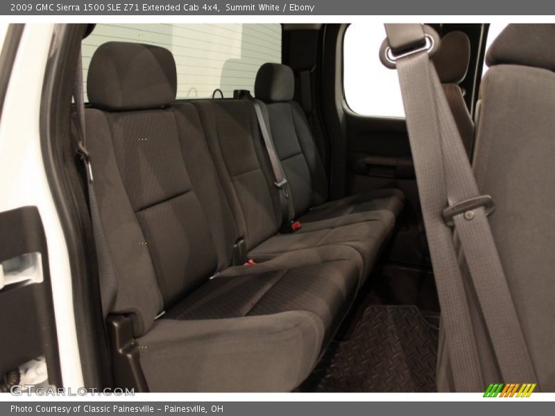 Summit White / Ebony 2009 GMC Sierra 1500 SLE Z71 Extended Cab 4x4