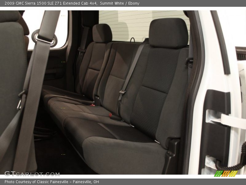 Summit White / Ebony 2009 GMC Sierra 1500 SLE Z71 Extended Cab 4x4