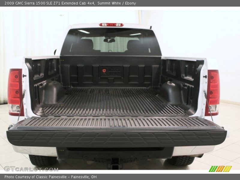 Summit White / Ebony 2009 GMC Sierra 1500 SLE Z71 Extended Cab 4x4