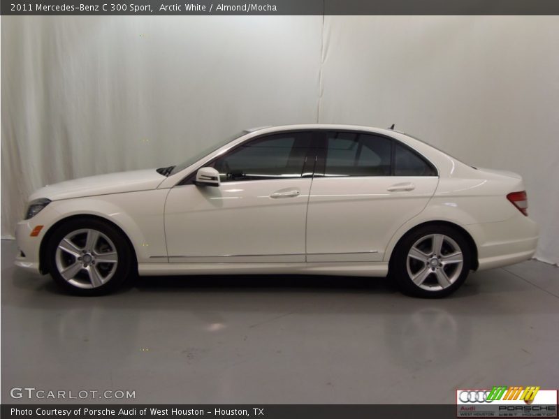 Arctic White / Almond/Mocha 2011 Mercedes-Benz C 300 Sport