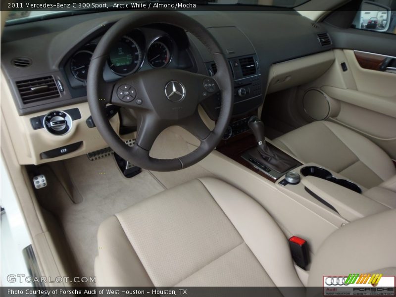 Arctic White / Almond/Mocha 2011 Mercedes-Benz C 300 Sport