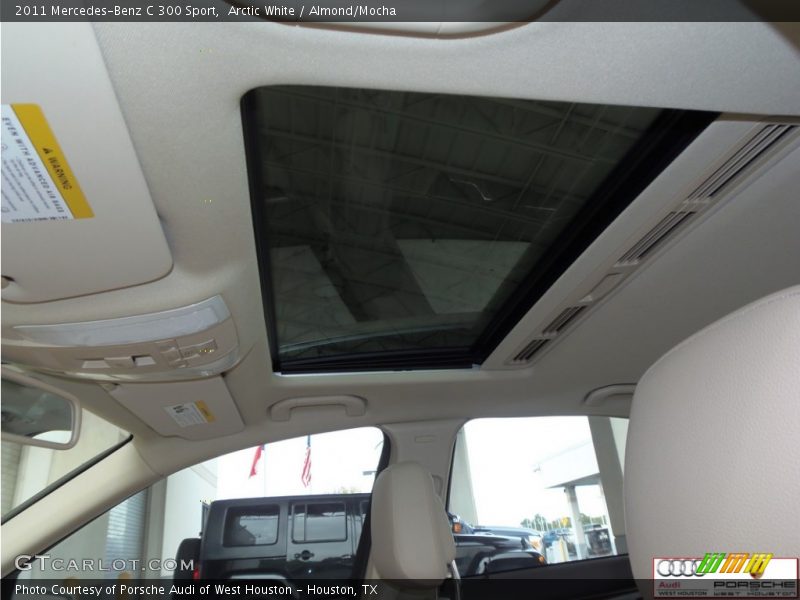 Arctic White / Almond/Mocha 2011 Mercedes-Benz C 300 Sport