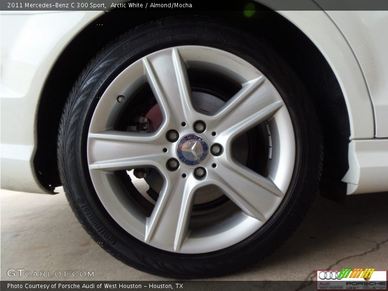 Arctic White / Almond/Mocha 2011 Mercedes-Benz C 300 Sport
