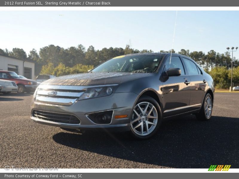 Sterling Grey Metallic / Charcoal Black 2012 Ford Fusion SEL