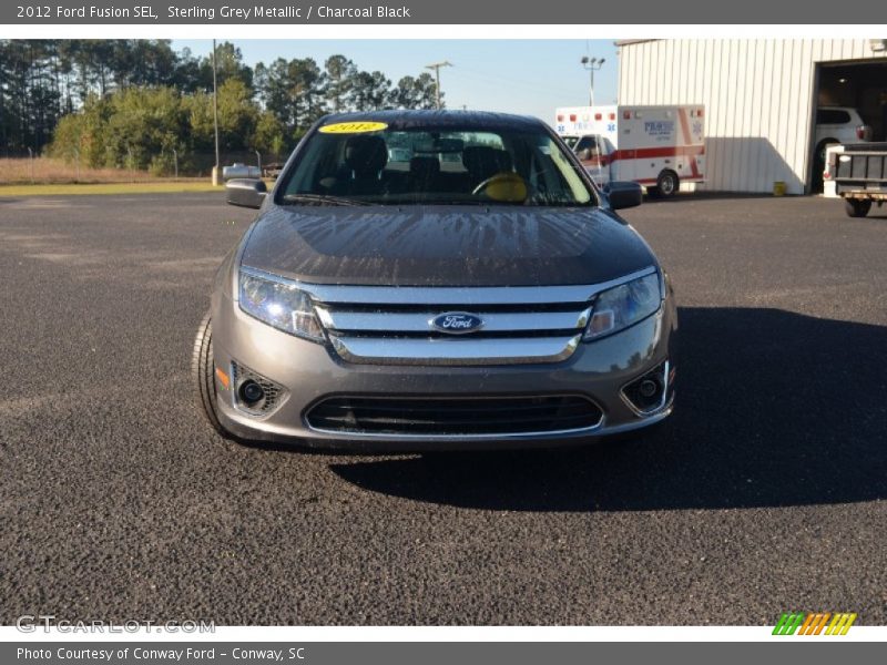 Sterling Grey Metallic / Charcoal Black 2012 Ford Fusion SEL