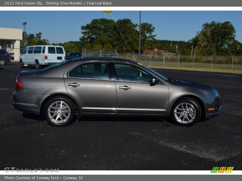 Sterling Grey Metallic / Charcoal Black 2012 Ford Fusion SEL