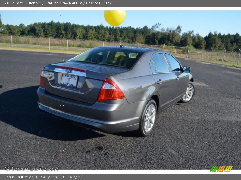 Sterling Grey Metallic / Charcoal Black 2012 Ford Fusion SEL