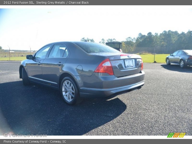 Sterling Grey Metallic / Charcoal Black 2012 Ford Fusion SEL