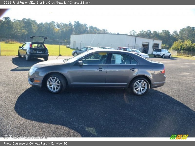 Sterling Grey Metallic / Charcoal Black 2012 Ford Fusion SEL