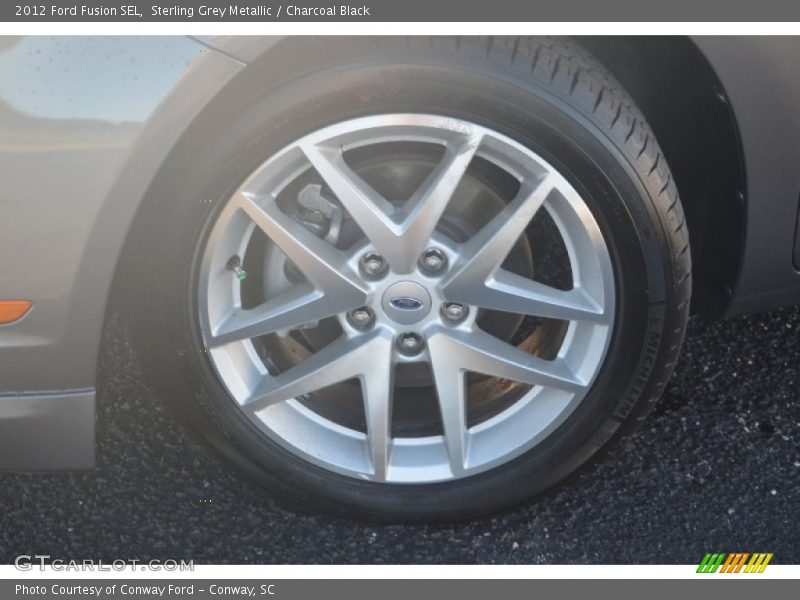 Sterling Grey Metallic / Charcoal Black 2012 Ford Fusion SEL