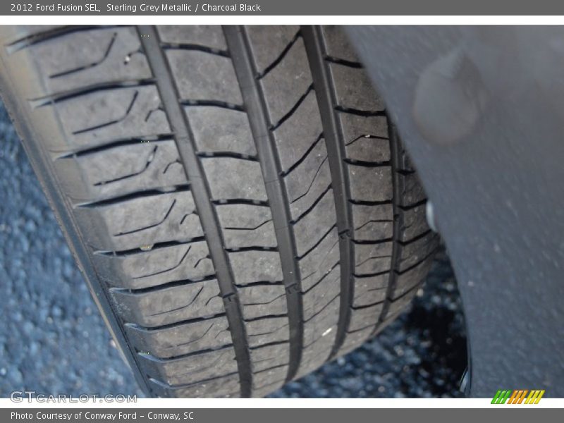 Sterling Grey Metallic / Charcoal Black 2012 Ford Fusion SEL