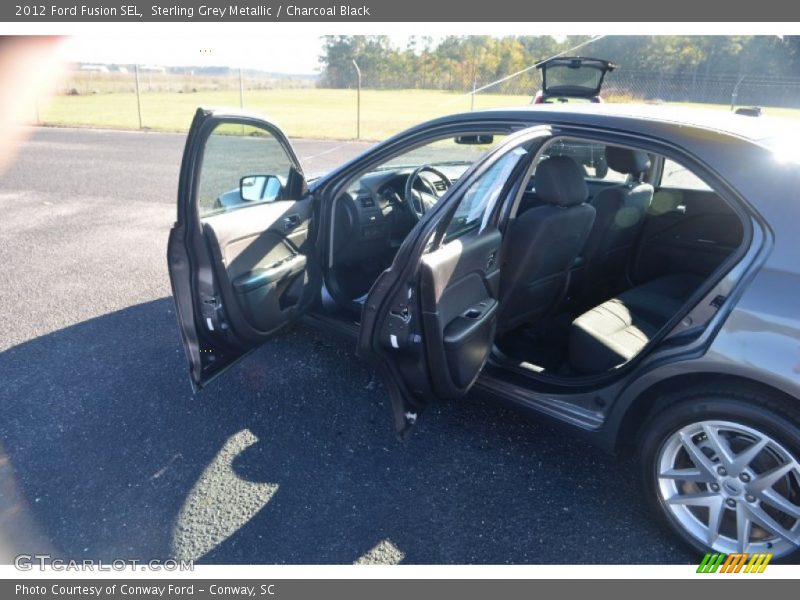 Sterling Grey Metallic / Charcoal Black 2012 Ford Fusion SEL