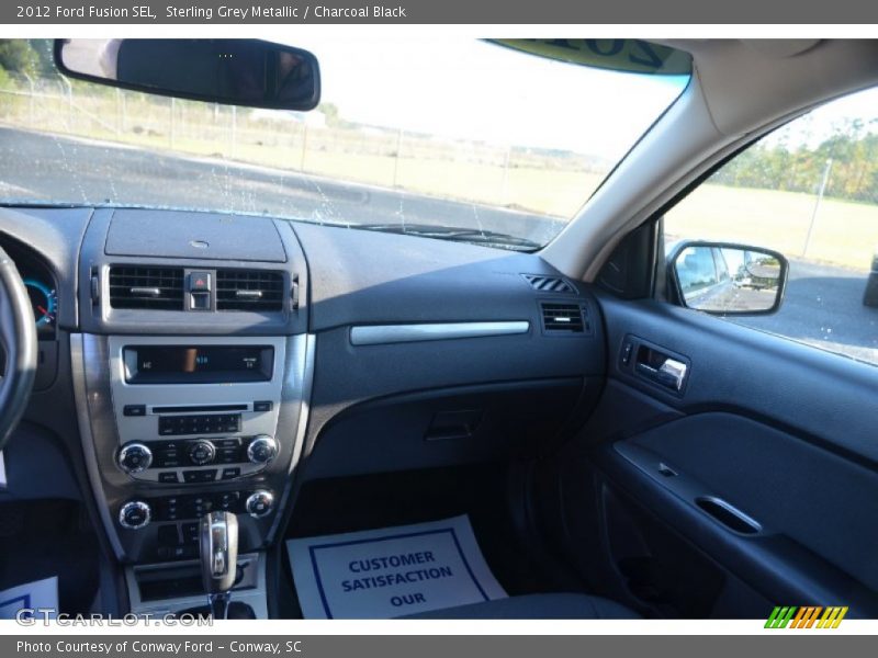 Sterling Grey Metallic / Charcoal Black 2012 Ford Fusion SEL